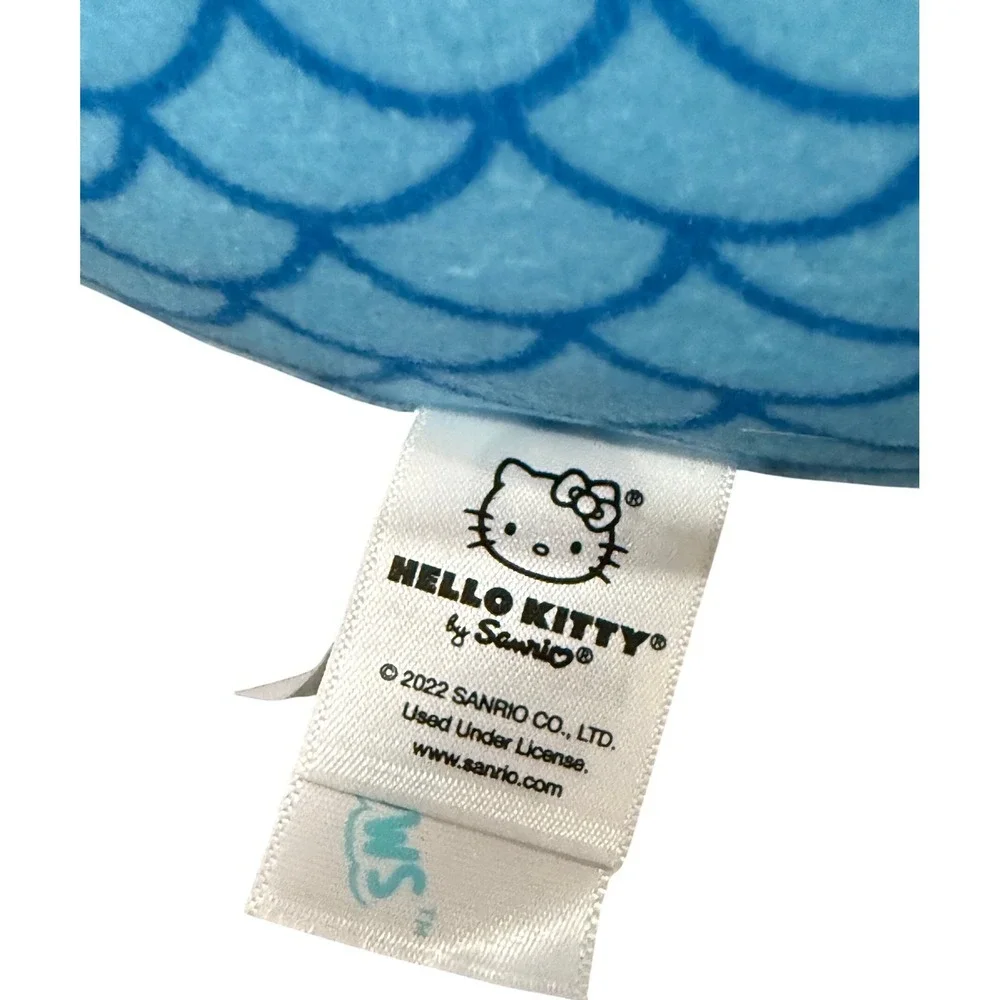 Squishmallows Hello Kitty Mermaid 12 Inch Plush Sanrio Blue Pink White SIL-34947